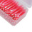 60 piezas cepillo interdental rosa mango de PP 64 mm 6