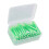 60 piezas de cepillos interdentales de 64 mm con mango de PP verde 16