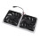Kit de ventiladores con panel solar de 100 W, 34x18,5 cm, con dos ventiladores 8
