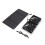 Kit de ventiladores con panel solar de 100 W, 34x18,5 cm, con dos ventiladores 5