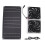 Kit de ventiladores con panel solar de 100 W, 34x18,5 cm, con dos ventiladores 9