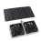 Kit de ventiladores con panel solar de 100 W, 34x18,5 cm, con dos ventiladores 7