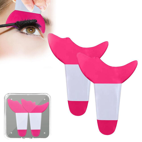 2 Pcs Mascara and Eyeshadow Shield Applicator Guard Pads Auxiliary Guard Tool for Eyelash Makeup 1