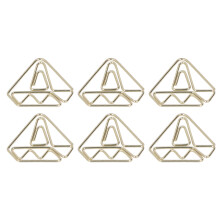 100 Stück Diamant-Gold Metallic Büroklammern mit Box