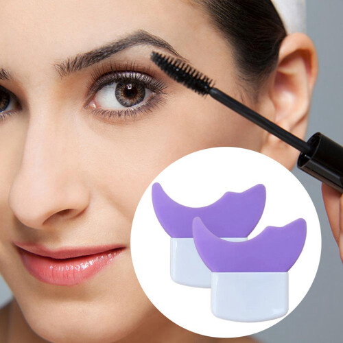 2 Pcs Mascara and Eyeshadow Shield Applicator Guard Pads Auxiliary Guard Tool for Eyelash Makeup 2