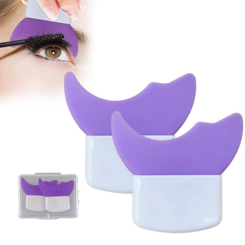 2 Pcs Mascara and Eyeshadow Shield Applicator Guard Pads Auxiliary Guard Tool for Eyelash Makeup 1
