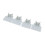 Verstellbarer ABS-Poolrohrhalter 8x8x3,7 cm grau 7