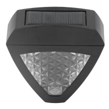 Lámpara de pared solar LED 500 mAh 9.5x8.7x4 cm luz cálida IP44