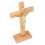 Kruzifix Tischkreuz 7,5  4  19,5 cm hellbraun 15