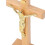 Kruzifix Tischkreuz 7,5  4  19,5 cm hellbraun 11