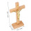 Kruzifix Tischkreuz 7,5  4  19,5 cm hellbraun 6