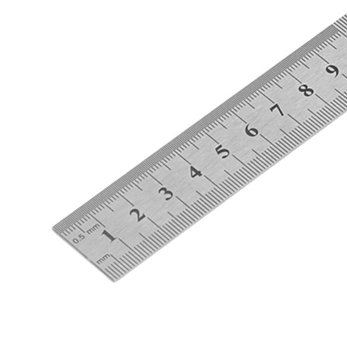 30 cm Lineal, Edelstahl, klare Skala, 2 Stück 2