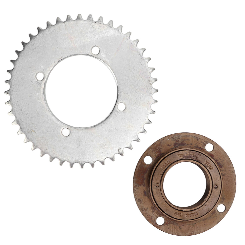 4 Hole Toothless Freewheel Stable Performance Good Toughness T8f 44T Rear Chain Sprocket Kit For Miniature Motorcycles Atvs 3371321377995