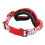 Gafas de moto ajustables con marco rojo 8060 5