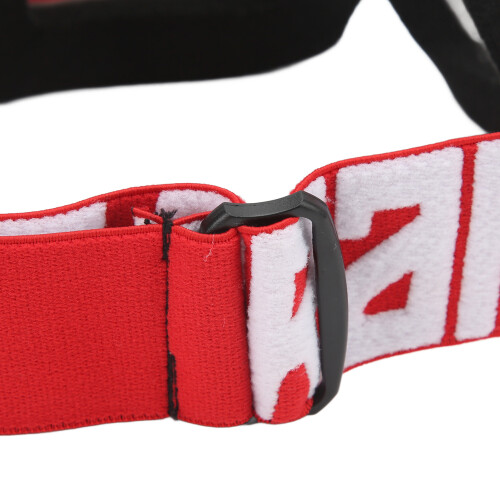 Gafas de moto ajustables con marco rojo 8060 2