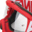Gafas de moto ajustables con marco rojo 8060 8