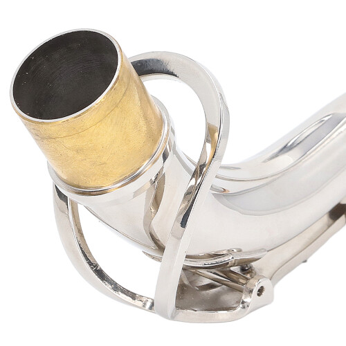 Alto Sax Halsbogen 24,5 mm Silber Ersatzteil 2