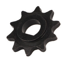 Piñón de cadena 25H 10T con agujeros en forma de D para motores de 43-49 cc, de acero