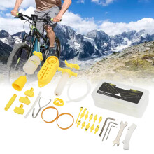 Kit de purgado de aceite para bicicleta, herramienta de freno de disco de plástico