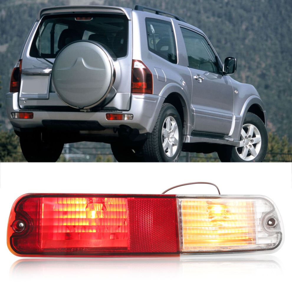 Rear Bumper Fog Lamp Tail Assembly Super Bright Replacement For Mitsubishi Montero 2003Â2006 Left Mn133775c Light 8451321378378
