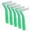 L-förmige Interdentalbürste grün 5 Stück Nylon/PP 16