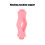 Washer Türprop Mundform pink 10x3,5x1,9 cm 10