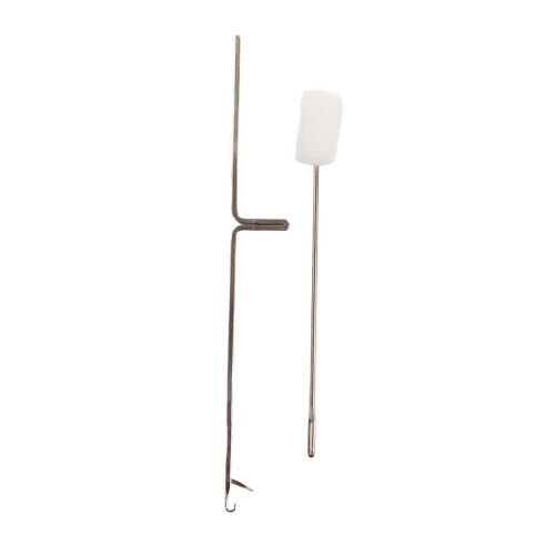 Telar mini para remendar de madera natural ML-10, 10 alfileres 2