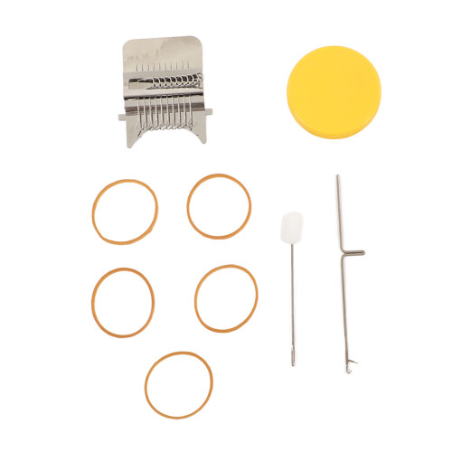 Telar mini para remendar de madera natural ML-10, 10 alfileres 1