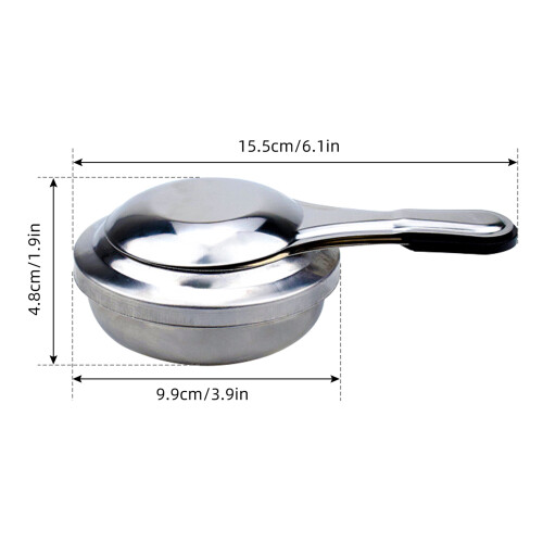 Mini hornillo de alcohol 135g 15.5x9.9x4.8cm variados 1