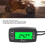3in1 LCD-Uhr Voltmeter Temp IP67 ATV 210mAh 3