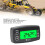3in1 LCD-Uhr Voltmeter Temp IP67 ATV 210mAh 10