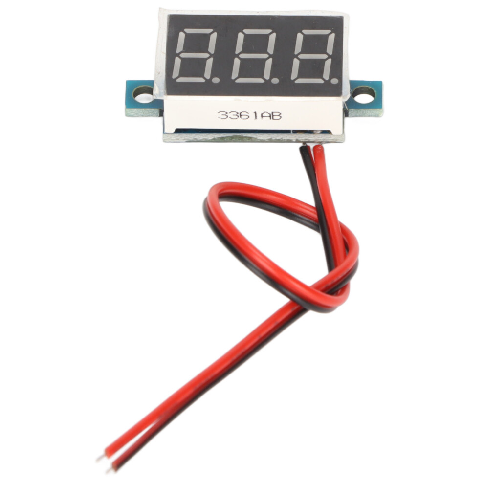 Dc 4Â40V Diy Digital Voltmeter Stable High Measurement Accuracy Standard Size Led Digital Voltage Meter Panel Blue 4101321380898