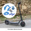 Modell: E-Scooter; Abdeckung: N/A; Größe: Standard; Farbe: Blau 7