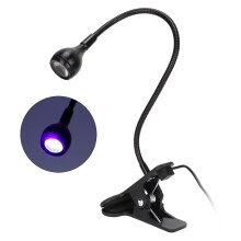 Lámpara de curado UV de 3 W, cuello de ganso de 30 cm, tal como se muestra