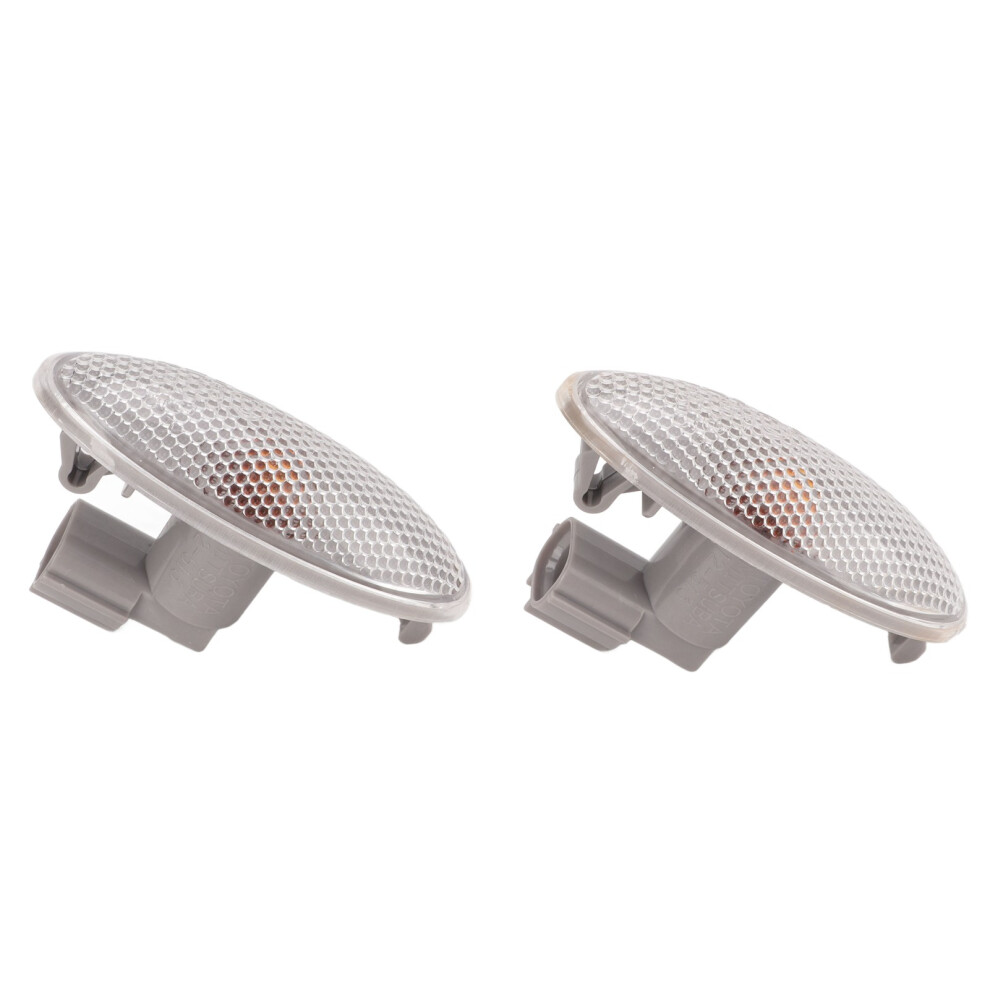 2Pcs Side Marker Turn Signal Lamp Replacement For Corolla Camry Yaris Rav4 Light/Amber 8001321383898