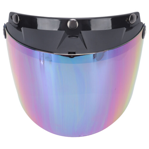 Visor de PC para casco de motocicleta con protección UV, ajustable 1