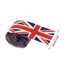 Cinta Union Jack roja blanca azul 38mm 6 yd/paquete