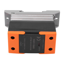 SSR de 3-32 V CC a 24-480 V CA con disipador de calor negro