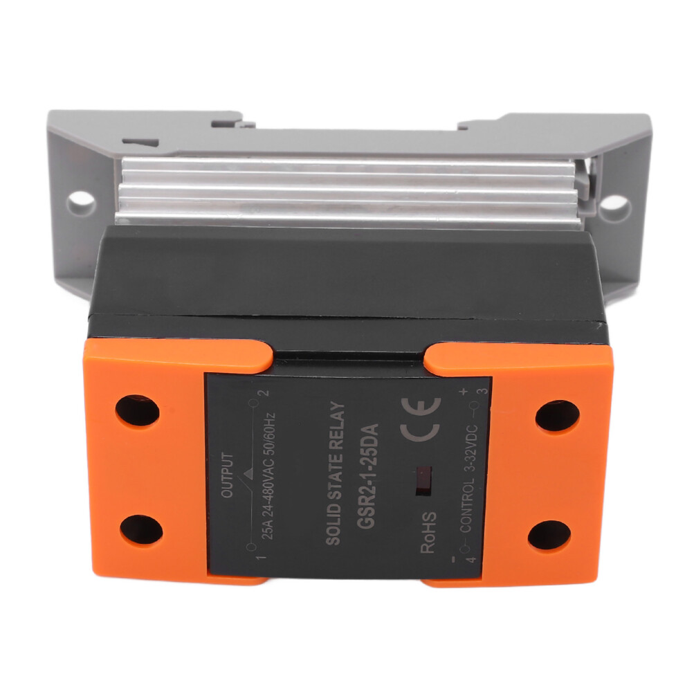 Solid State Relay SSR Input DC 3â32V to Output AC 24â480V with Heat Sink for Home