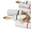 10 piezas de conector banana de oro 24k con bloqueo de tornillo doble 10