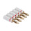 10 piezas de conector banana de oro 24k con bloqueo de tornillo doble 4