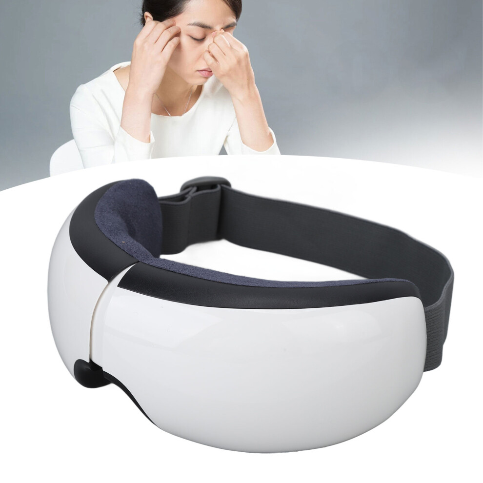 Smart Eye Massager USB Rechargeable Electric Heat Compression Eye Relief Tool with Music