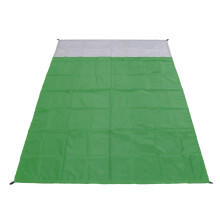 Manta de playa impermeable 220 g 200x140 cm verde gris