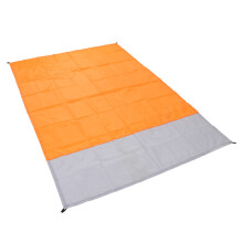 Estera de playa 210T 200x140cm 220g Naranja/Gris