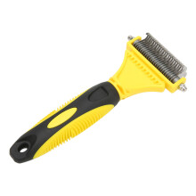 Pet Deshedding Brush Ergonomic Prevent Slipping Easy Cutting Pet Grooming Tool for Pets and Dogs