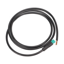 Conector macho de 5 pines para bicicleta eléctrica, cable negro de 83 cm, IP66, 2 A, 250 V