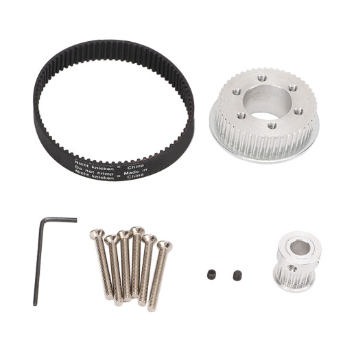 Kit de correas de aluminio DIY 48T/16T 246mm 300g 1