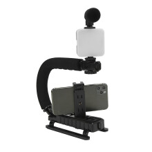 Estabilizador de agarre en U 3xAAA 7-9.3cm Clip 5600K LED