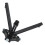Fletadora 3D para flechas 3.6-10mm, Ajustable, Negro 8