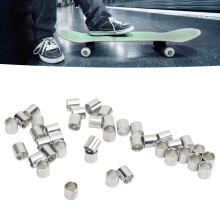 40 Stück Lager-Abstandsscheiben 8 mm ID 10 mm OD Silber